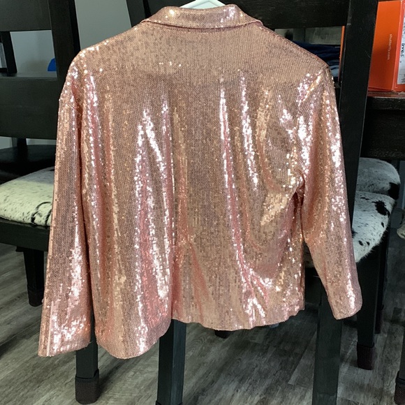 Pink sequin blazer - Picture 3 of 3